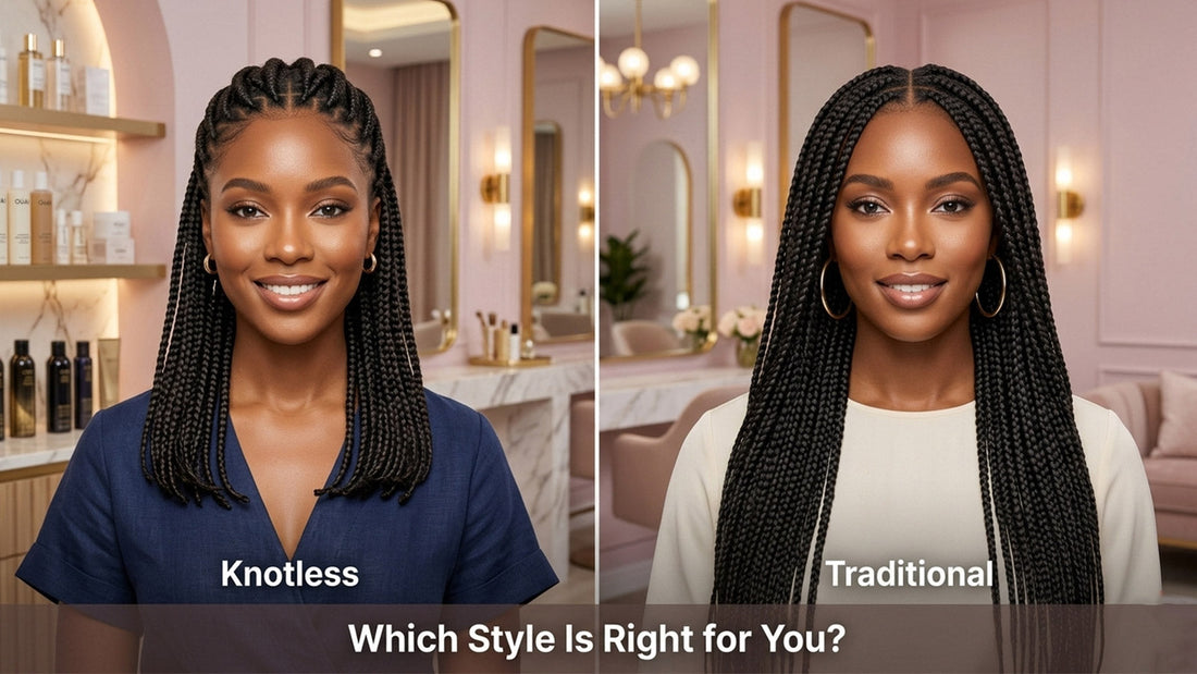 Knotless Braids vs. Traditional Box Braids: Which One Is Right for You?