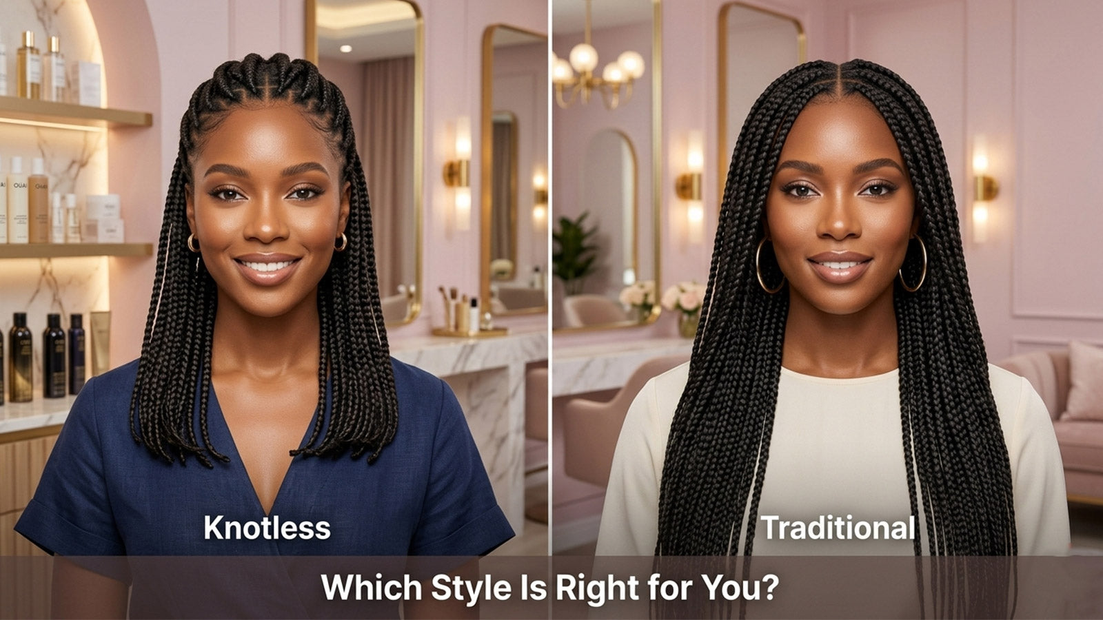 Knotless Braids vs. Traditional Box Braids: Which One Is Right for You?