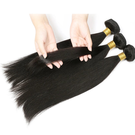 Straight Human Hair Bundles