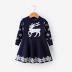 Long Sleeve Christmas Princess Dress